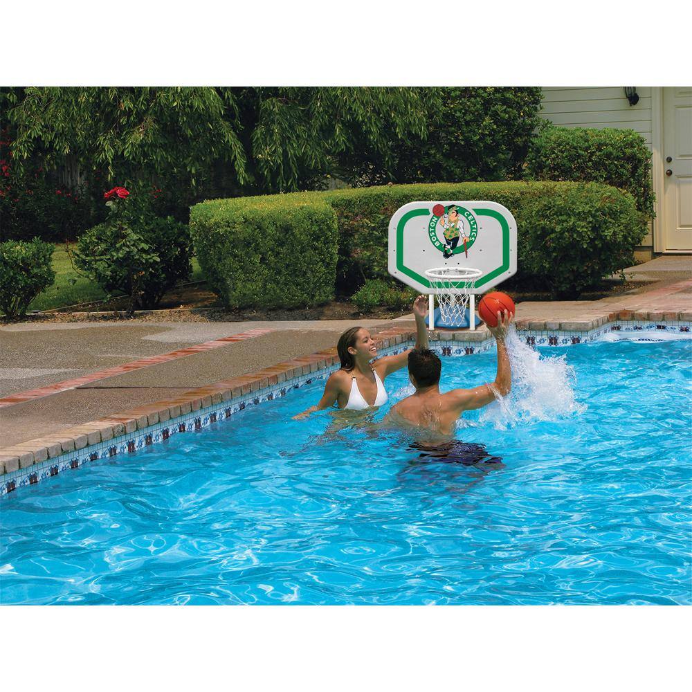 Poolmaster Boston Celtics NBA Pro Rebounder Swimming Pool Basketball Game 72933