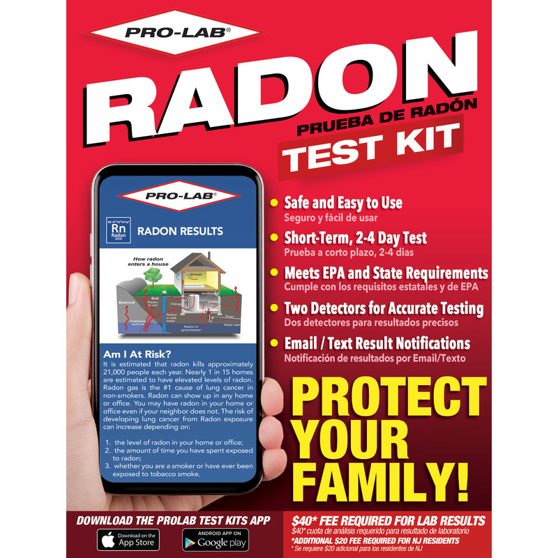 DETECTOR RADON TEST KIT