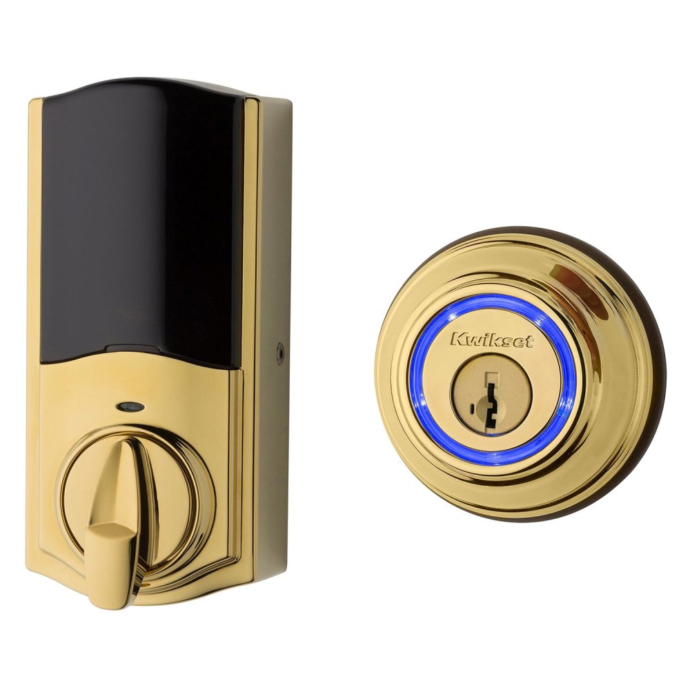 Polished Brass 2nd Gen Bluetooth Smart Lock Electronic Deadbolt