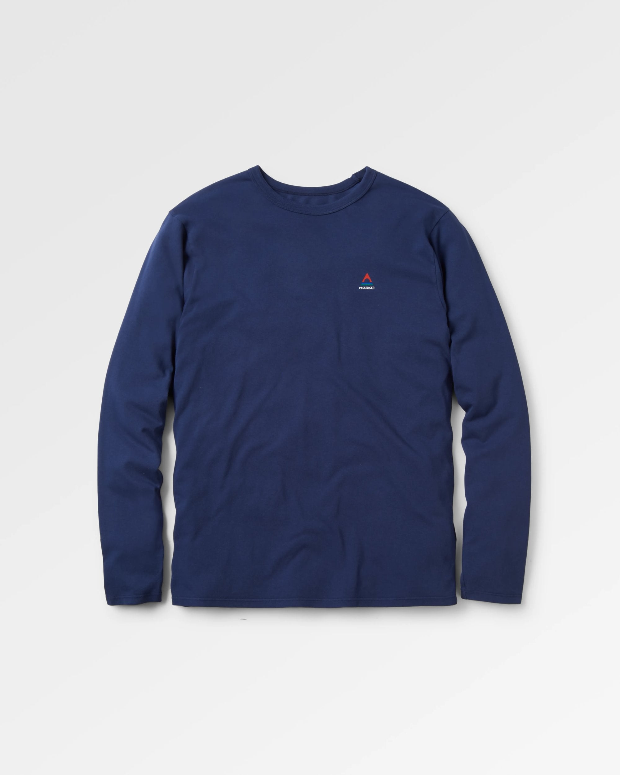 Classic Logo Recycled Cotton LS T-Shirt - Rich Navy