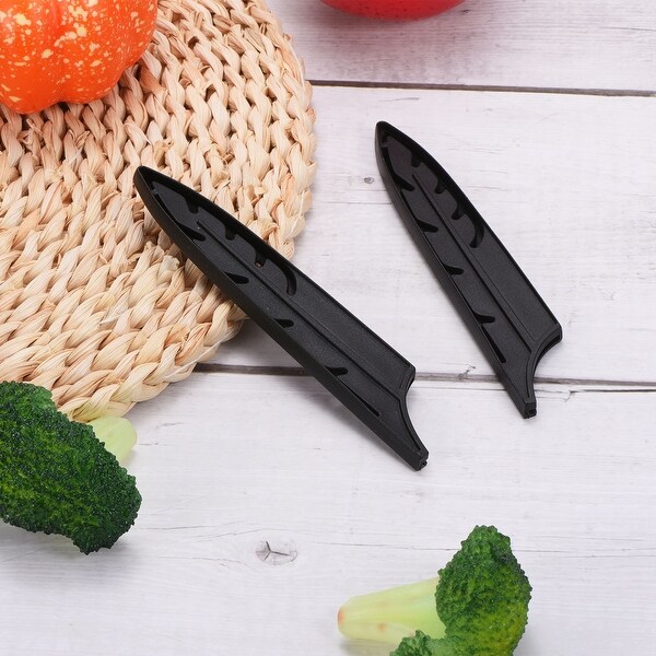 2Pcs Plastic Kitchen Knife Sheath Cover Sleeves for 5