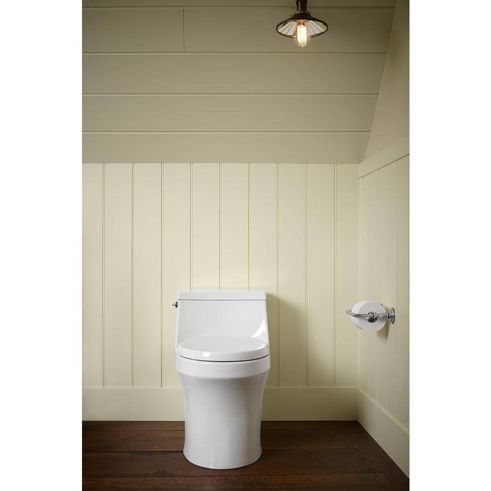 KOHLER San Souci 1-Piece 1.28 GPF Single Flush Round Toilet in White K-4007-0