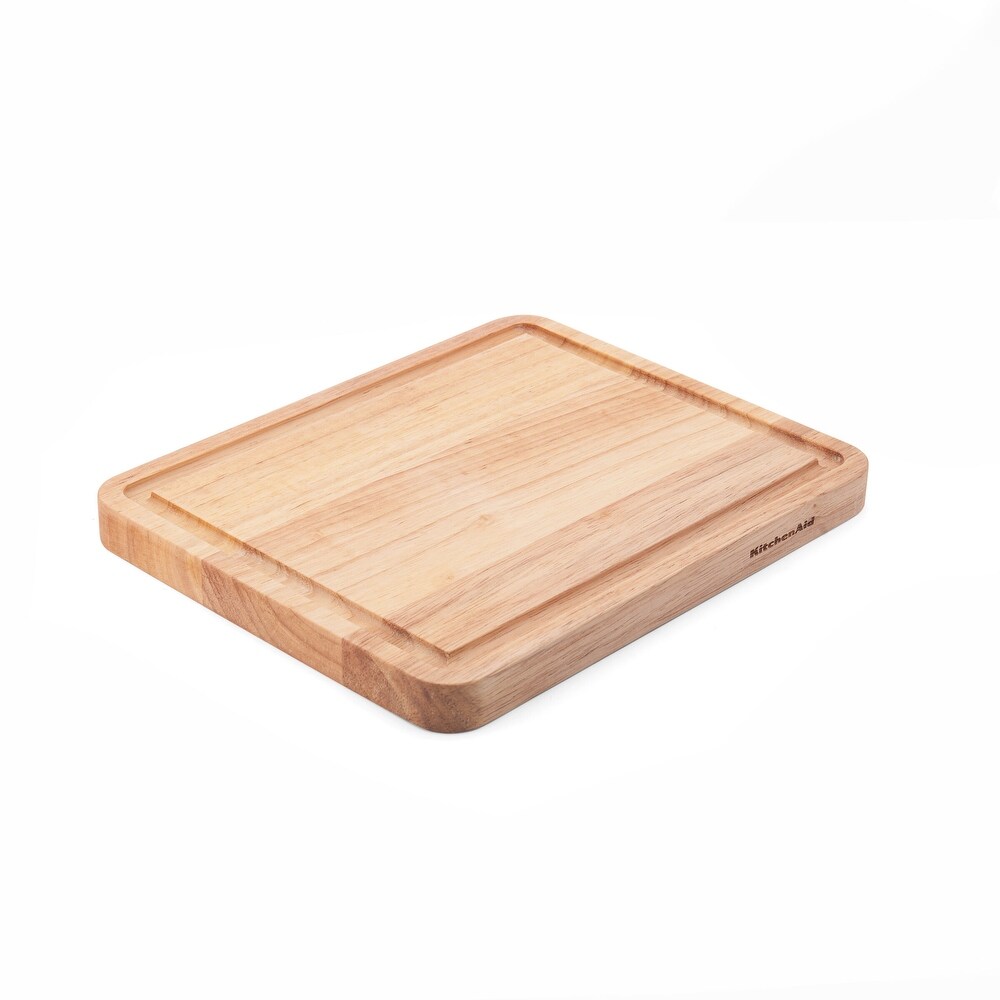 KitchenAid Classic Wood Cutting Board  8x10 Inch  Natural   8x10 Inch