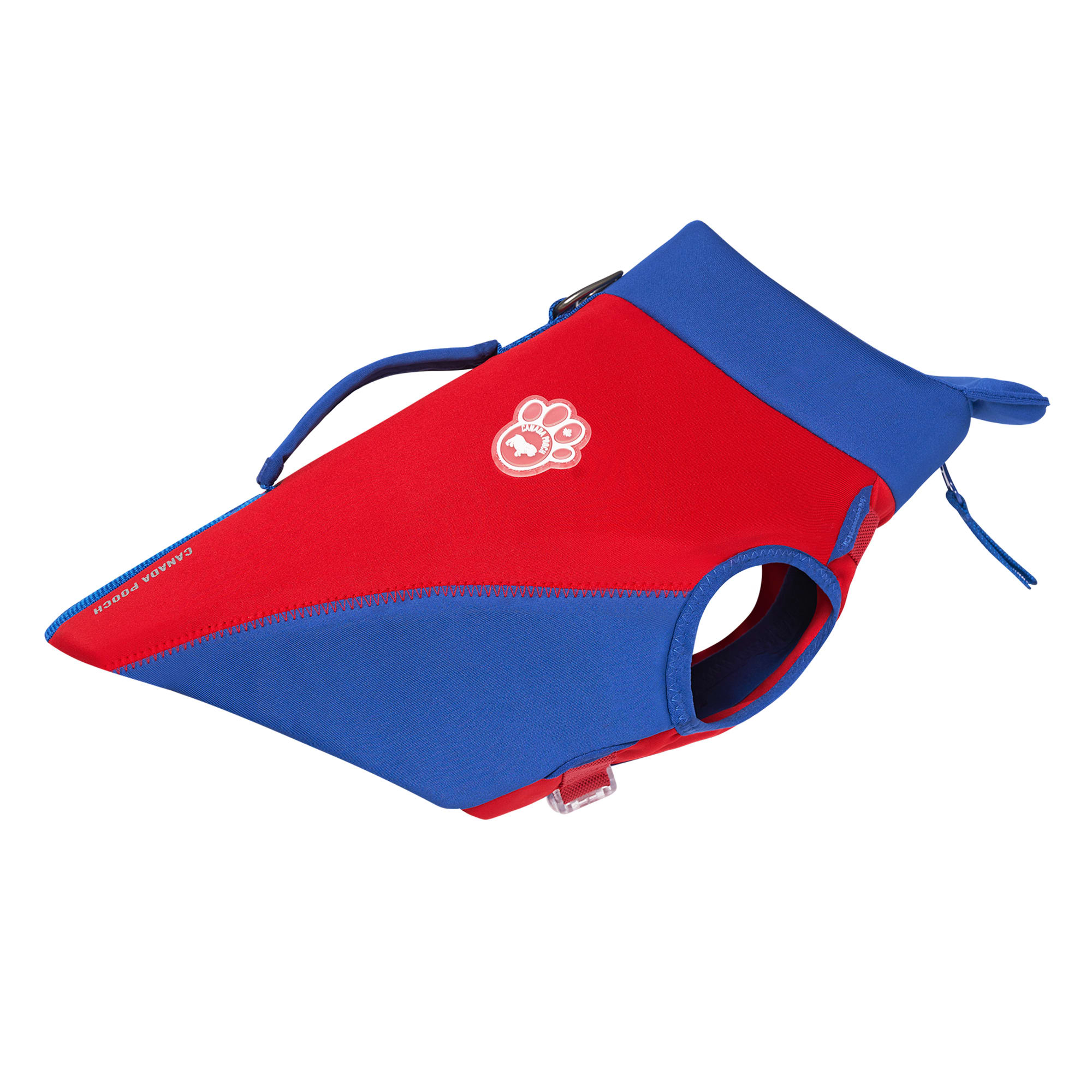 Canada Pooch Red/Blue High Tide Dog Life Jacket， X-Small