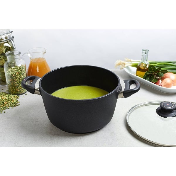 24cm 5.2L (9.5 Inch 5.5 Quart) XD Nonstick Induction Soup Pot With Lid