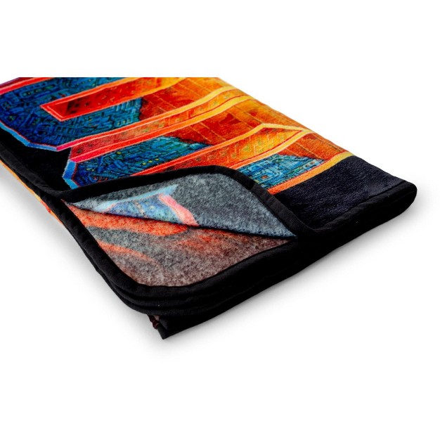 Just Funky Doom Classic Fleece Throw Blanket Cozy Lightweight Blanket 45 X 60 Inches