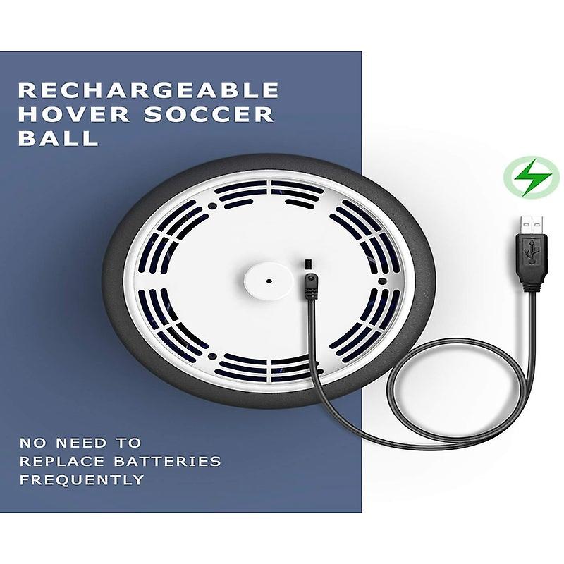 Rechargeable Hover Soccer Ball Foam Bumper Led Lights Indoor Toys Sports Game