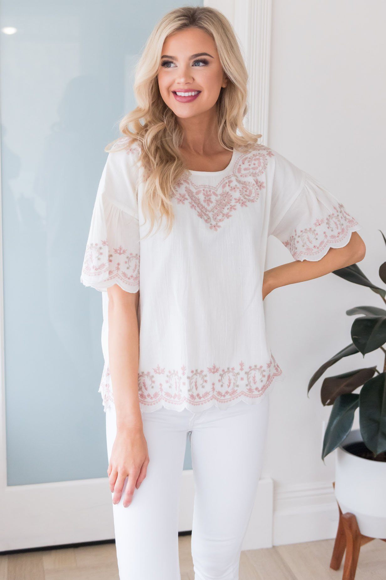 Once In A Lifetime Modest Blouse