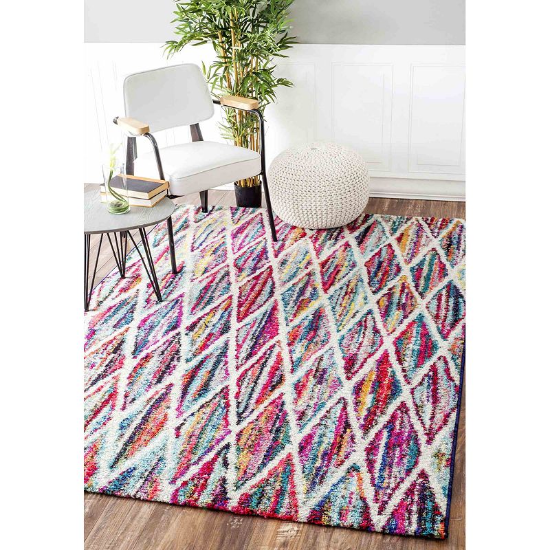 nuLOOM Carnival Ferrell Lattice Rug