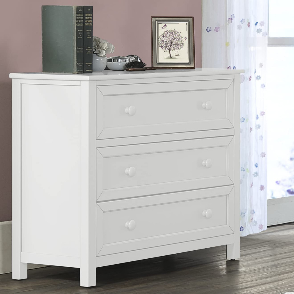 Contemporary Dresser  Hardwood Construction With 3 Spacious Drawers   Rustic   Side Tables And End Tables   by Declusia  Houzz