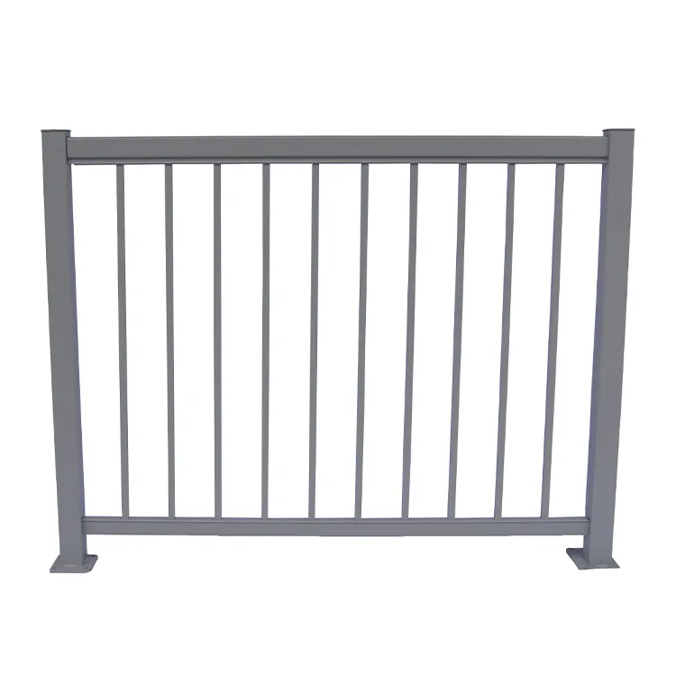 Aluminium Balustrade Customized Fence Railing Fence Garden Easily Assembled