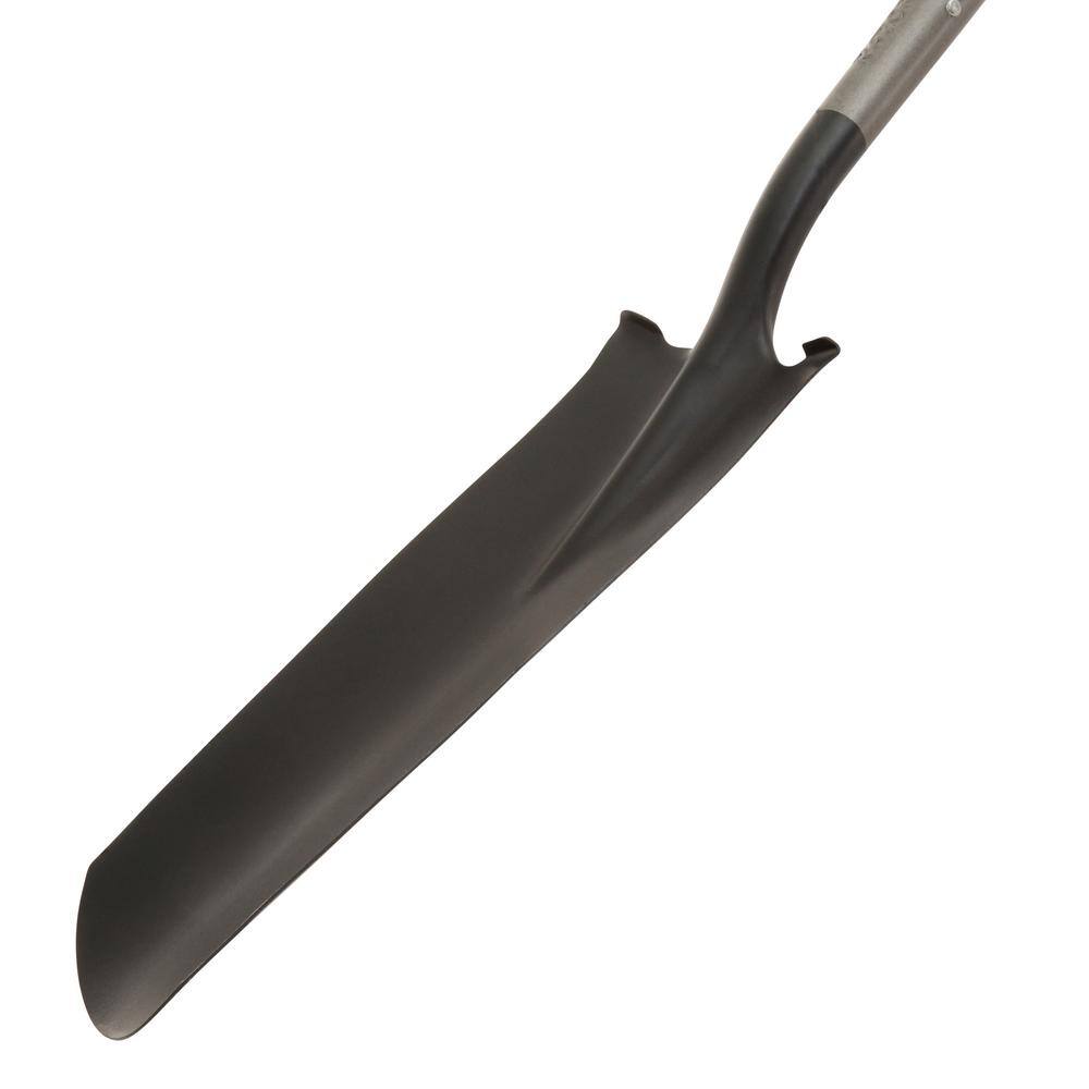 Razor-Back 23.5 in. Wood D-Handle Steel Blade Drain Spade 2597400