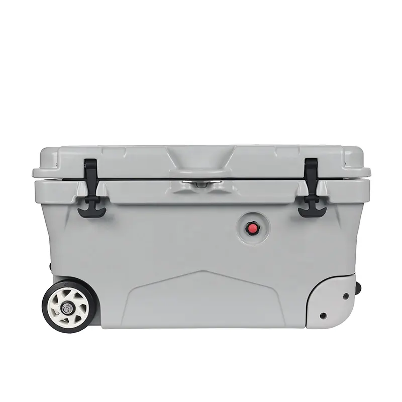 Benfan 75QT LLDPE rotomolded cooler wine cooler box with wheels for Christmas parties