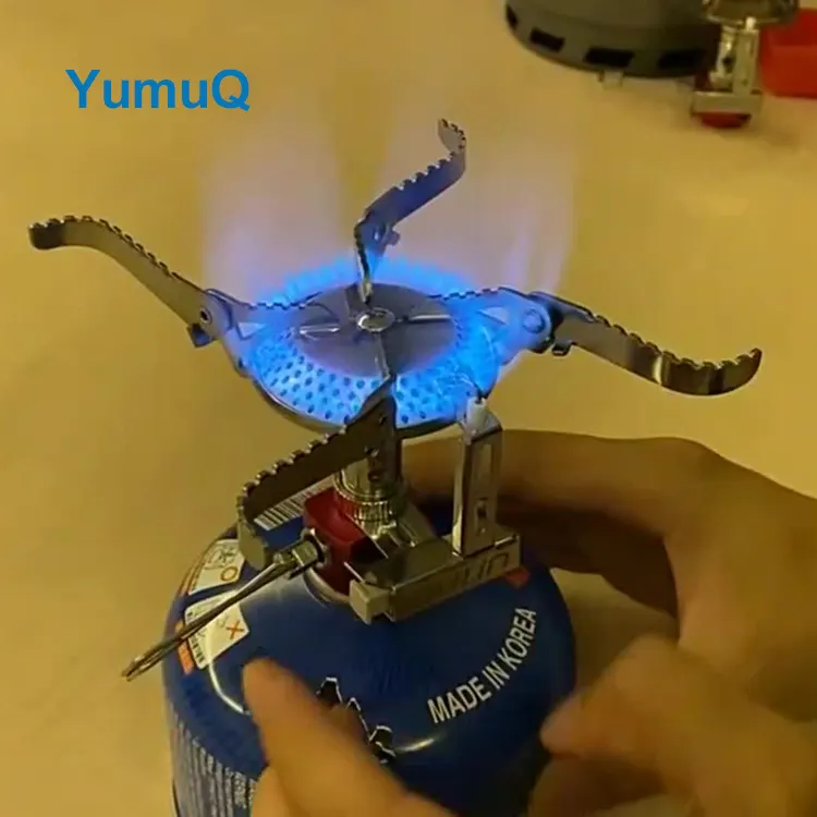 YumuQ 3000W Portable Mini Lightweight Backpacking And Camping Stove Butane Cooking For Outdoor Hiking Climbing