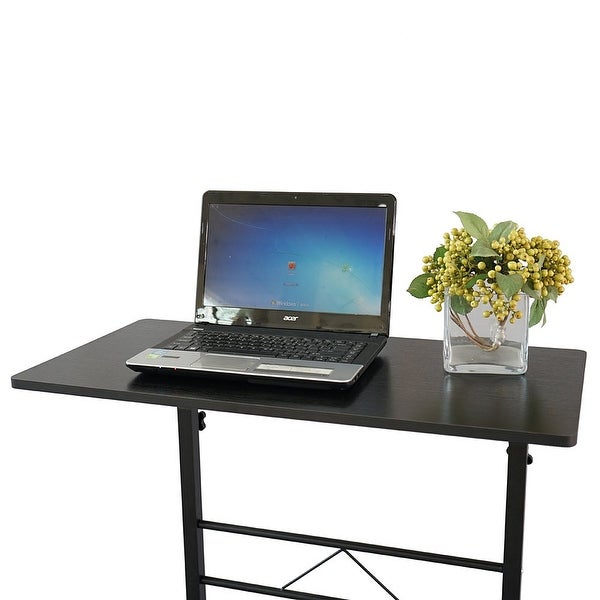 Removable E1 15MM Chipboard and Steel Side Table Black