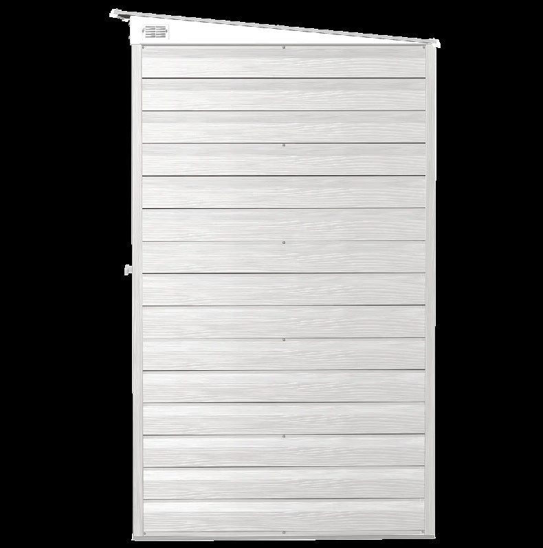 Arrow Select Steel Storage Shed, 8x4, Flute Grey