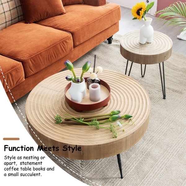 COZAYH 2-Piece Coffee Table Set