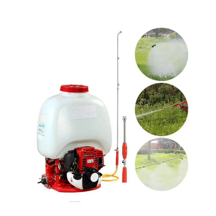 high quality Agricultural backpack portable gasoline engine powered backpack sprayer