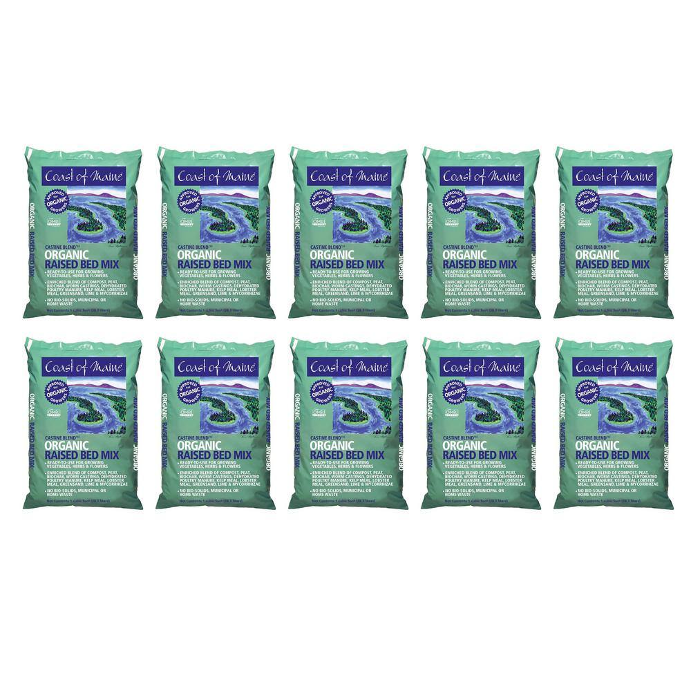 Castine Blend Raised Bed Gardening Soil Mix 1 cub. ft. (10-Pack) 10 x 1cbCRB1