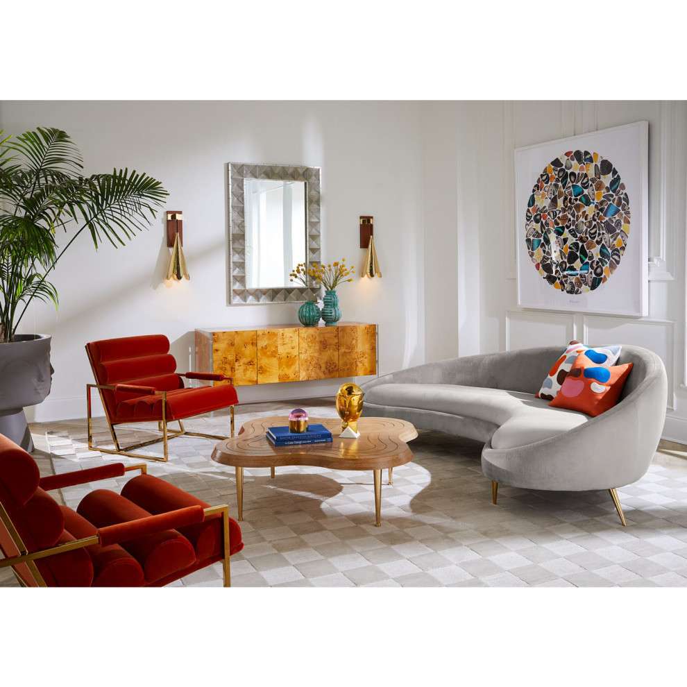 Trocadero Clover Cocktail Table   Midcentury   Coffee Tables   by Jonathan Adler  Houzz