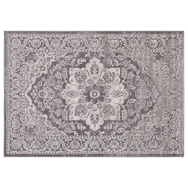 Concord Global Thema Serapi Framed Floral Rug