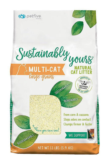 Sustainably Yours Multi-Cat Corn and Cassava Cat Litter | Tomlinson's Feed