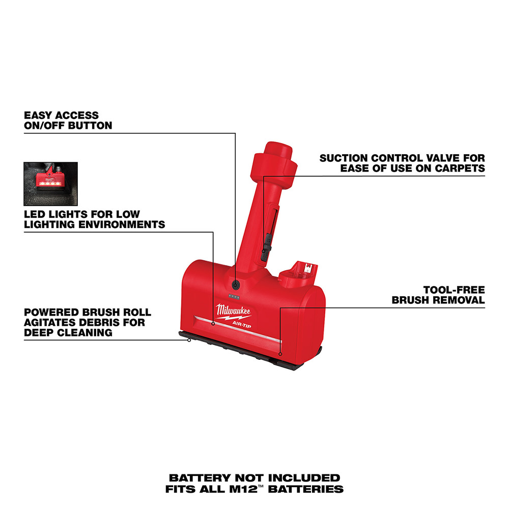 Milwaukee M12? AIR-TIP? Utility Nozzle Bare Tool ;