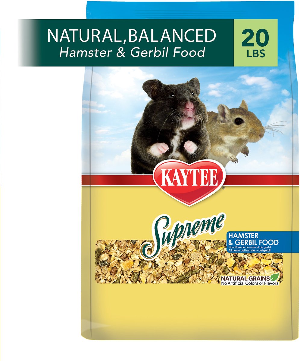 Kaytee Supreme Fortified Daily Diet Gerbil and Hamster Food