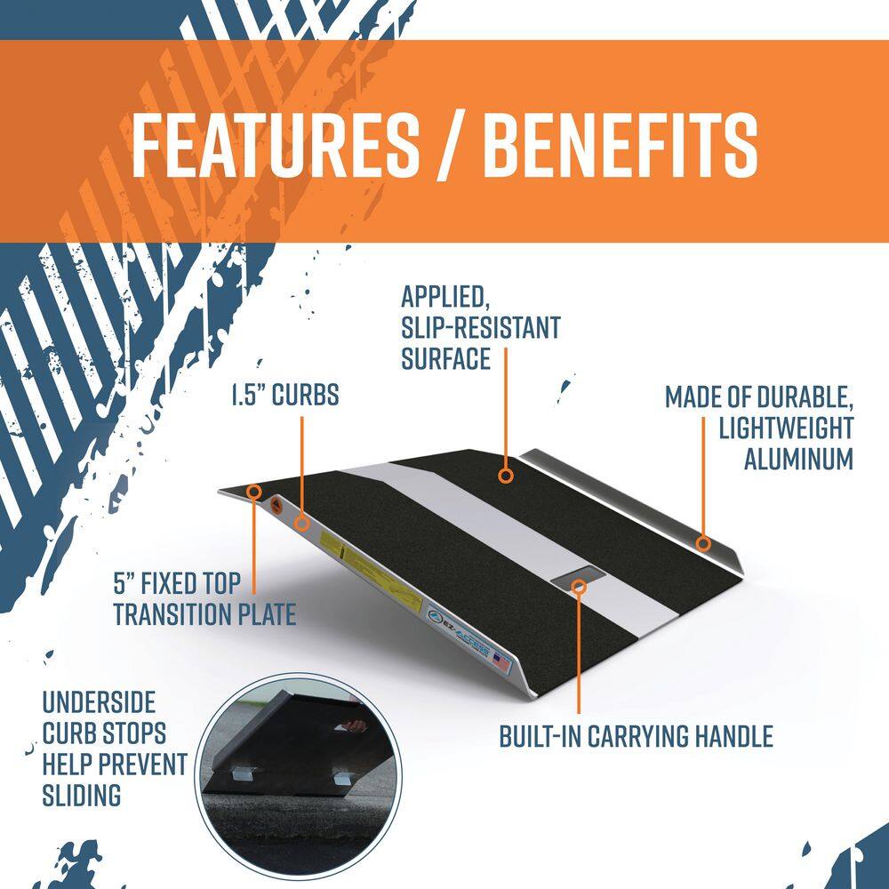 EZ-ACCESS TRAVERSE Aluminum Curb Plate 27 in. L x 27 in. W TRAVERSE CP27