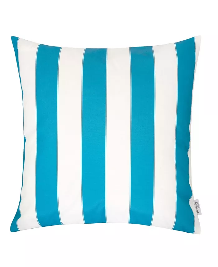 Homey Cozy Olivia Stripe Outdoor Pillow - Set of 2