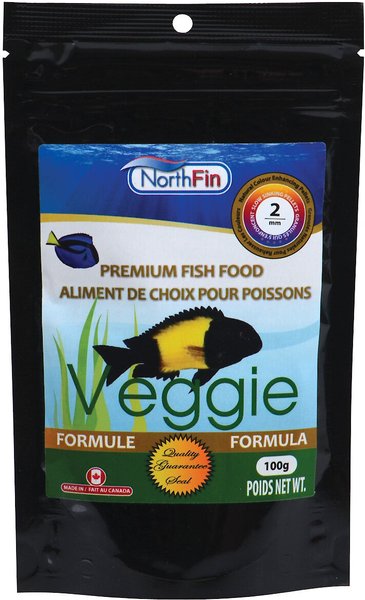 NorthFin Veggie Formula 2 mm Sinking Pellets Fish Food