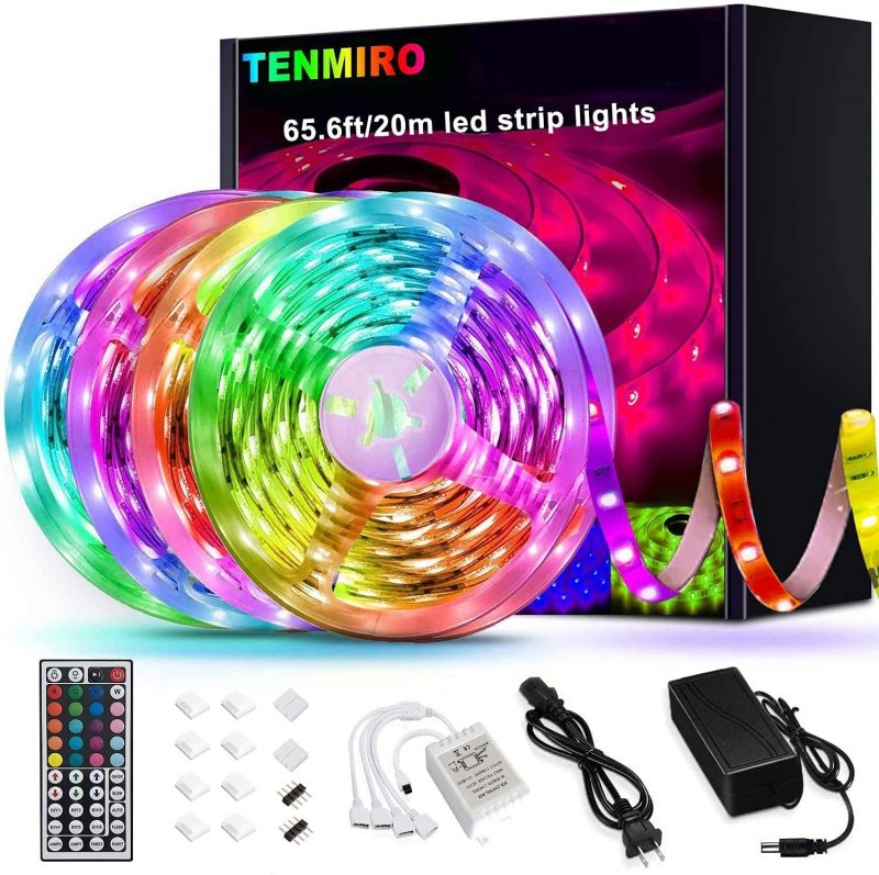 Tenmiro Led Strip Lights， Ultra Long Color Changing Led， 65.6ft