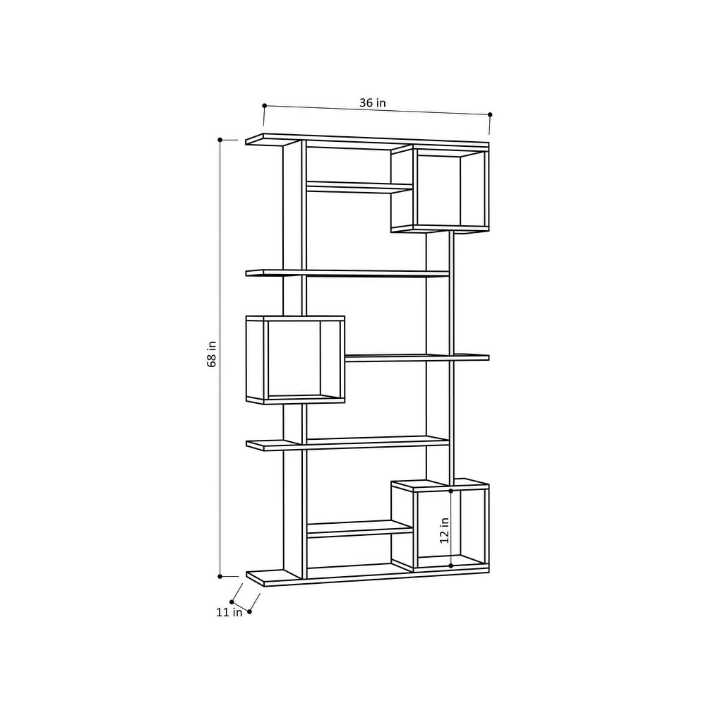 Barrett Modern Bookcase