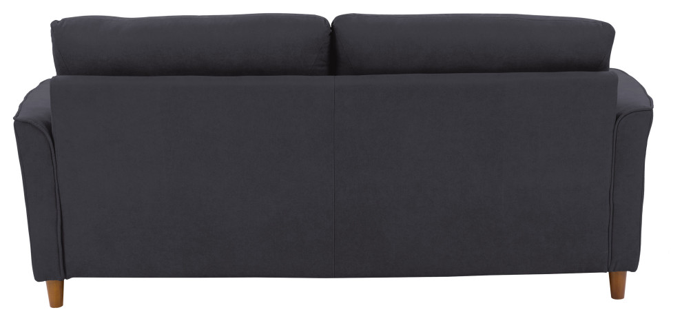 CorLiving Georgia Upholstered Three Seater Sofa   Midcentury   Sofas   by CorLiving Distribution LLC  Houzz