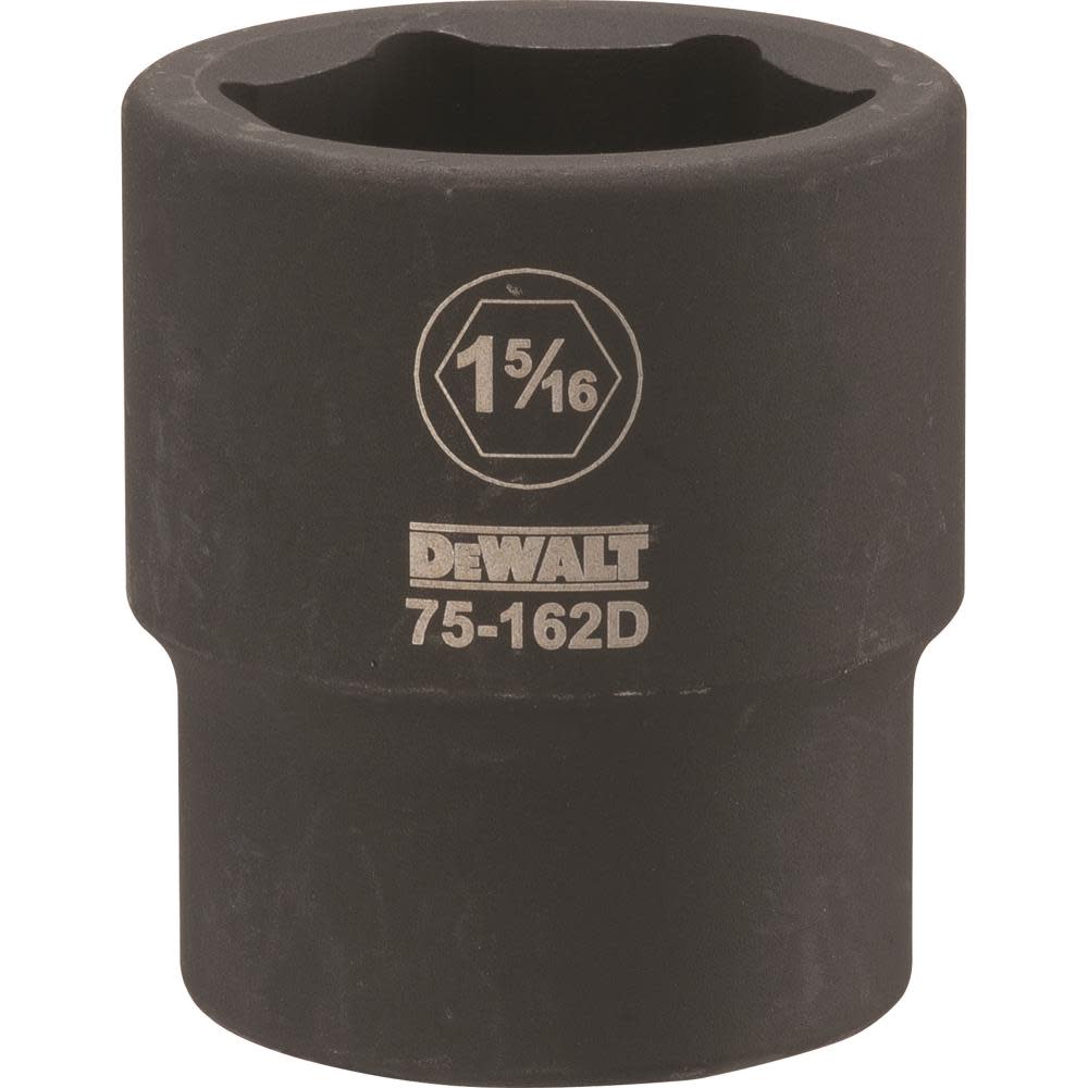 DEWALT 3/4 Drive X 1-5/16 6PT Standard Impact Socket DWMT75162OSP from DEWALT