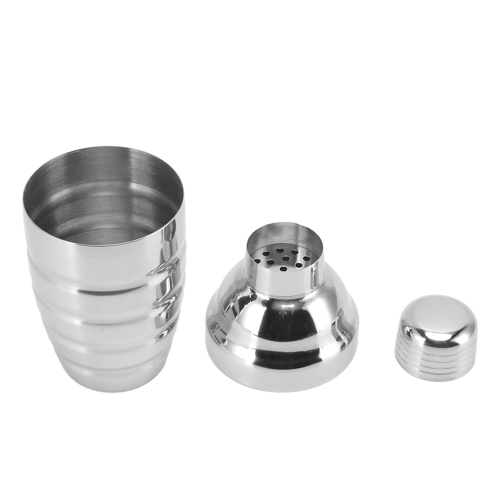 Stainless Steel Thread Cocktail Shaker Bar Bartending Mixer Shaker Wine Shaking Cup 500ml
