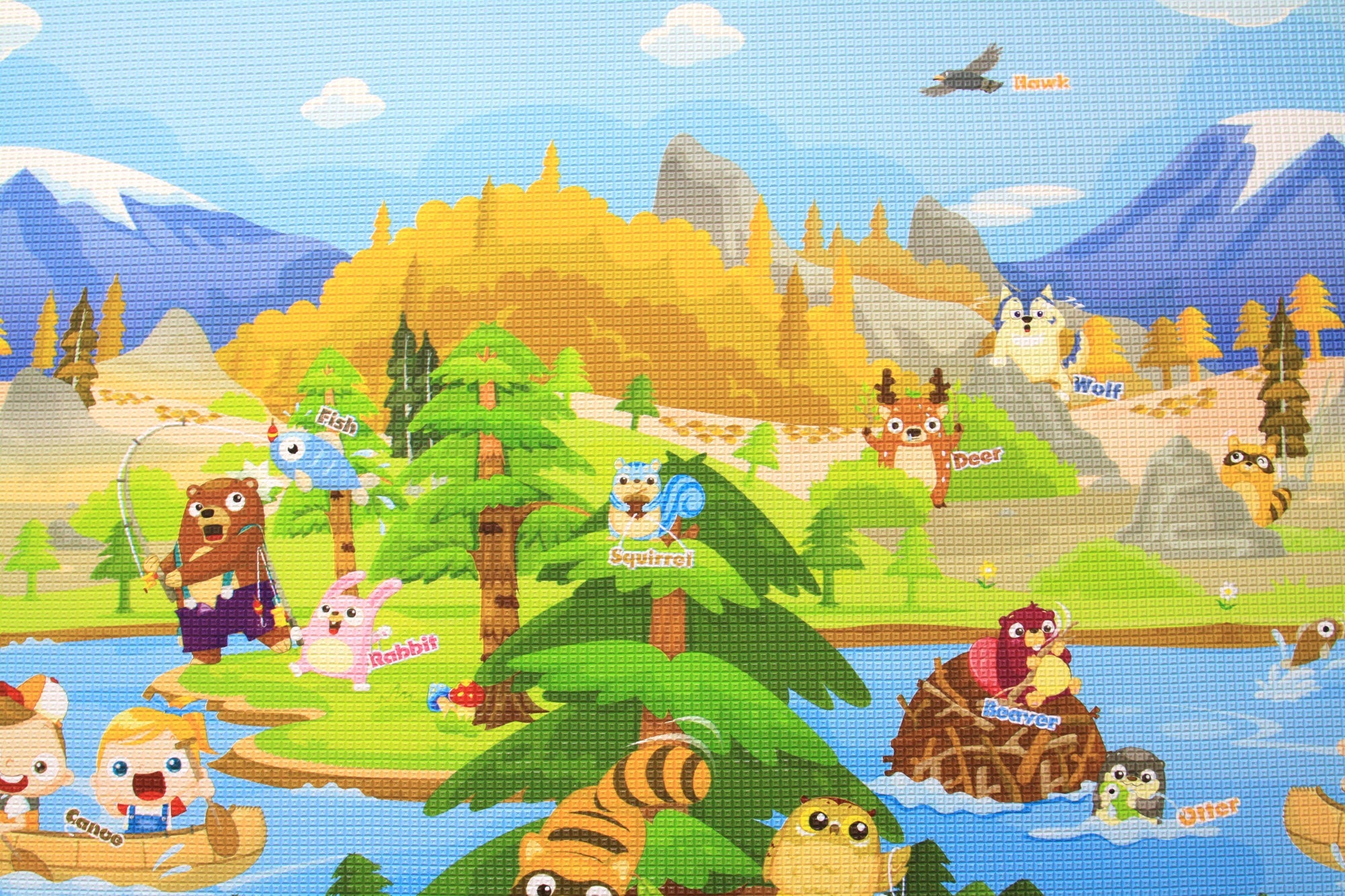 Baby Care Let's Go Camping Baby Playmat