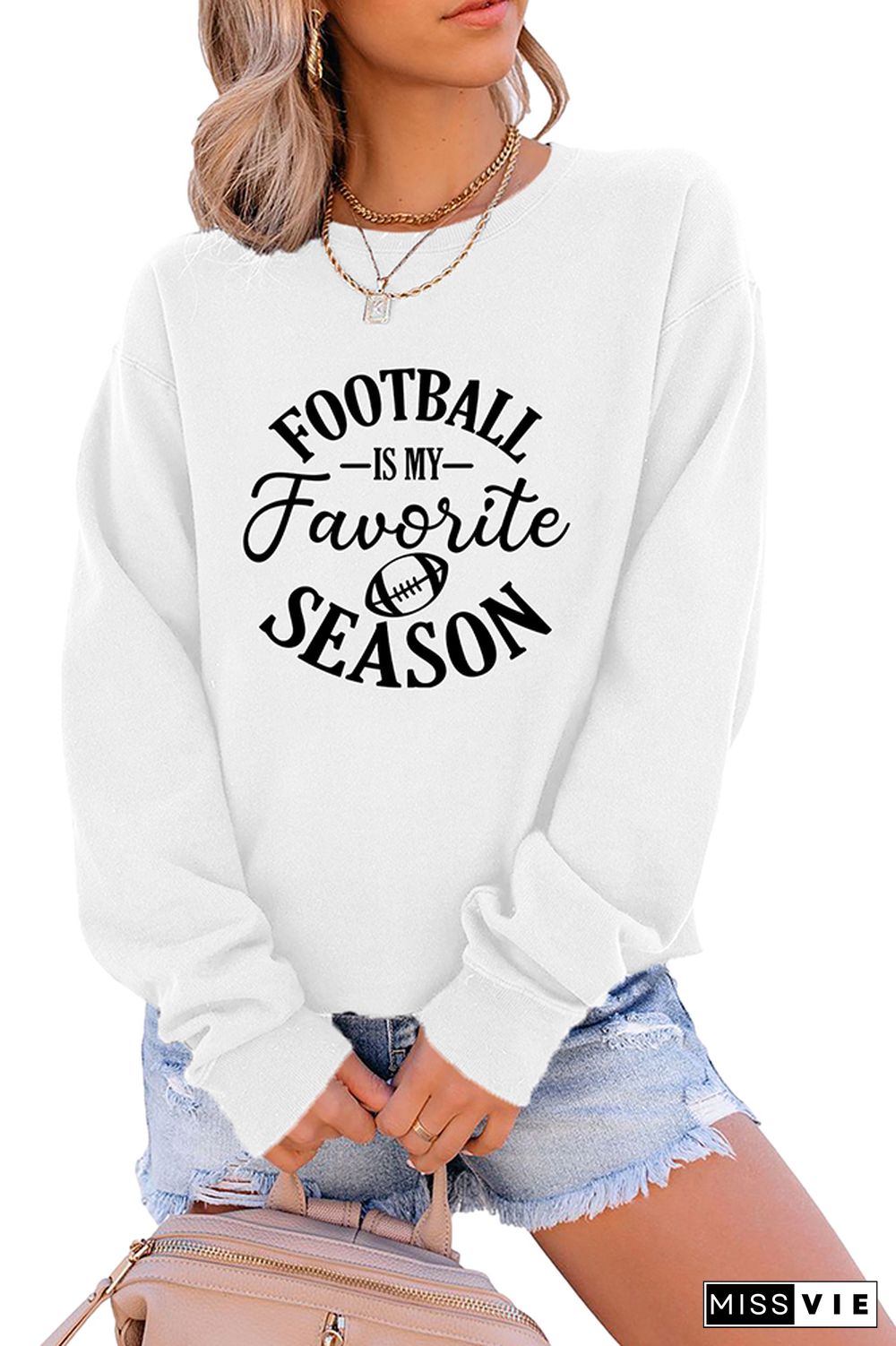 Football Is My Favorite Season Sweatshirt Wholesale