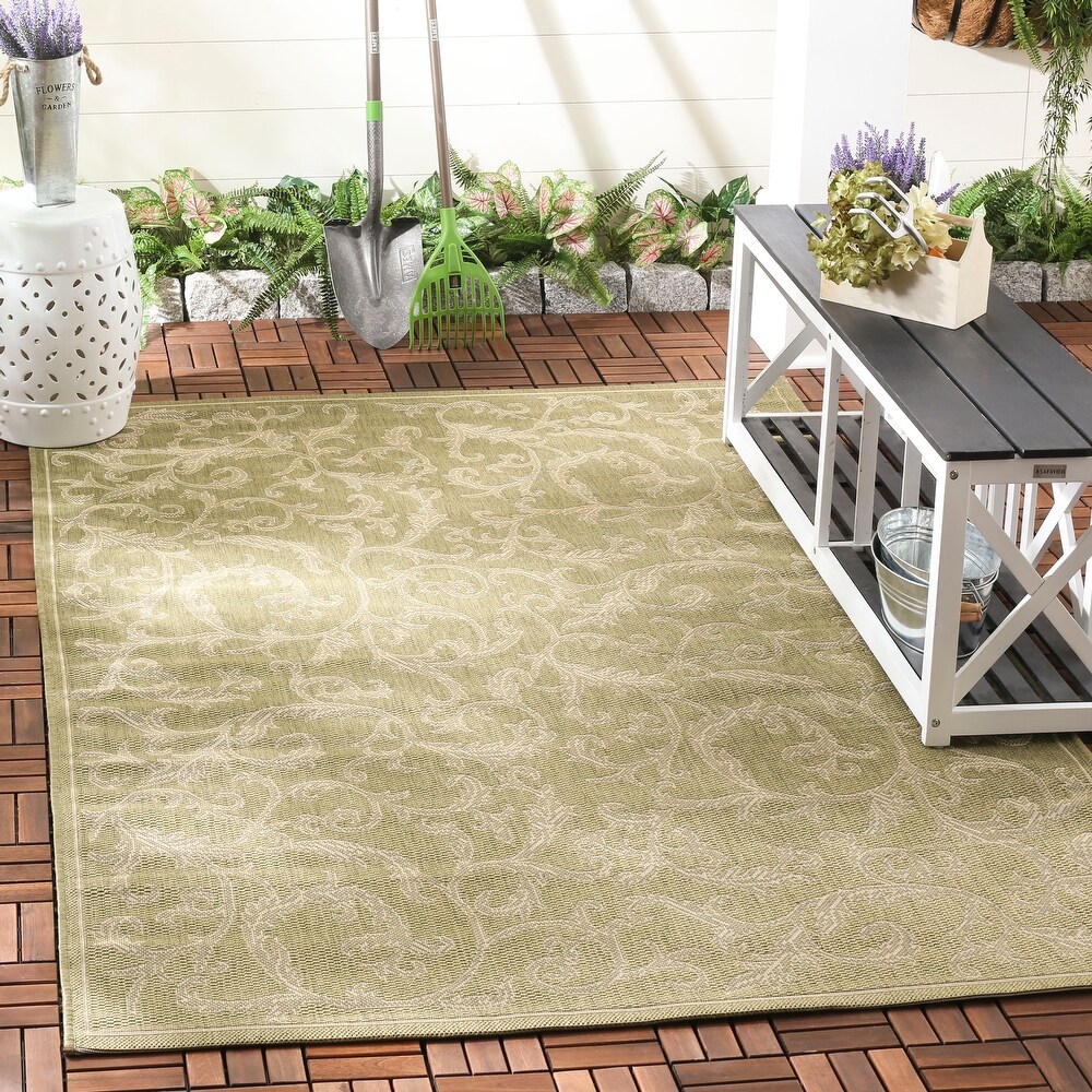 SAFAVIEH Courtyard Darline Indoor/ Outdoor Waterproof Patio Backyard Rug
