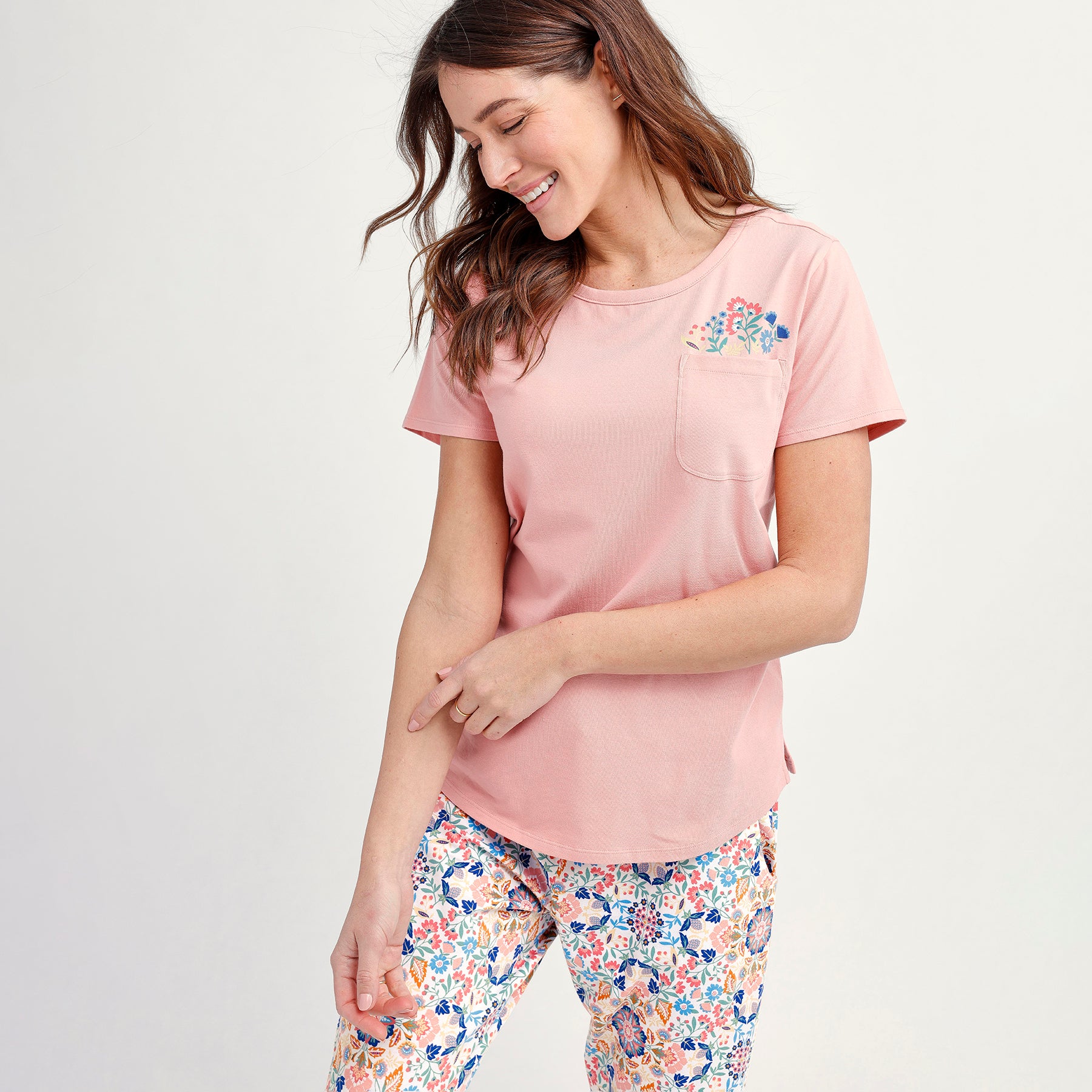 Short-Sleeved Pajama Tee