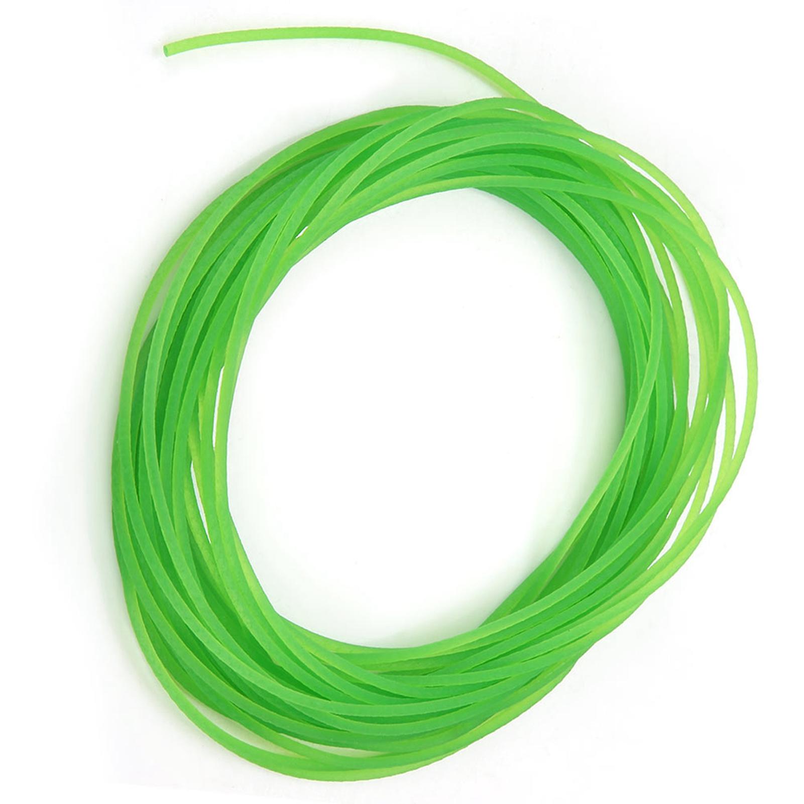 Green Rough Surface Pu Polyurethane Round Belt For Drive Transmission(2mm*10m)