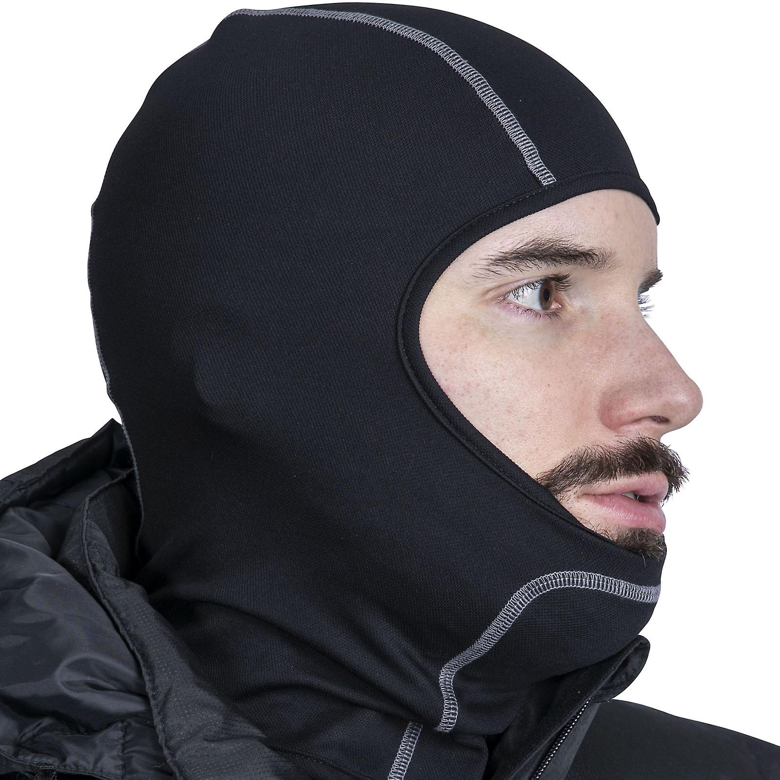 Trespass Adults Moulder Lightweight Outdoors Skiing Hiking Balaclava - Black