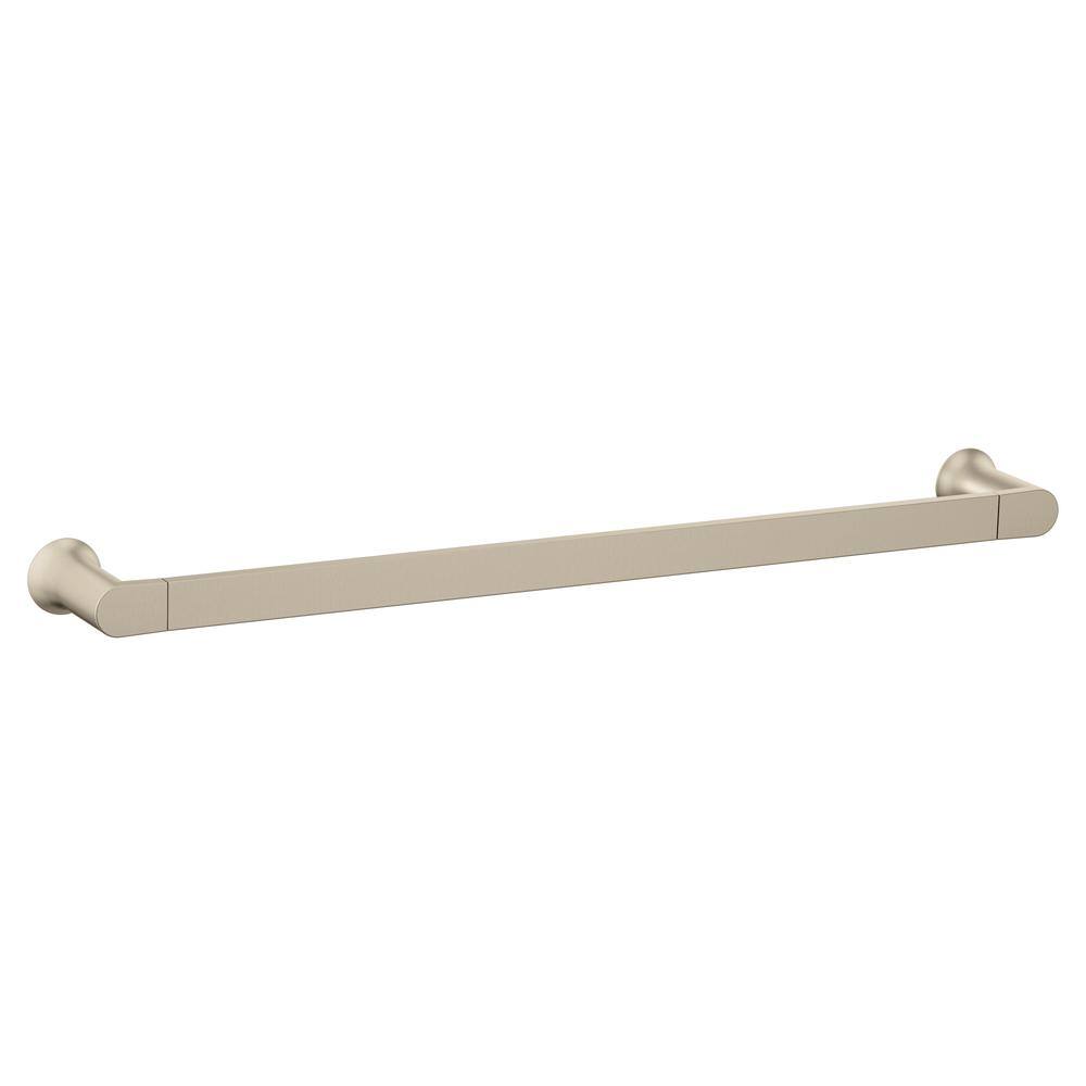 MOEN Genta LX 24 in. Towel Bar in Brushed Nickel BH3824BN