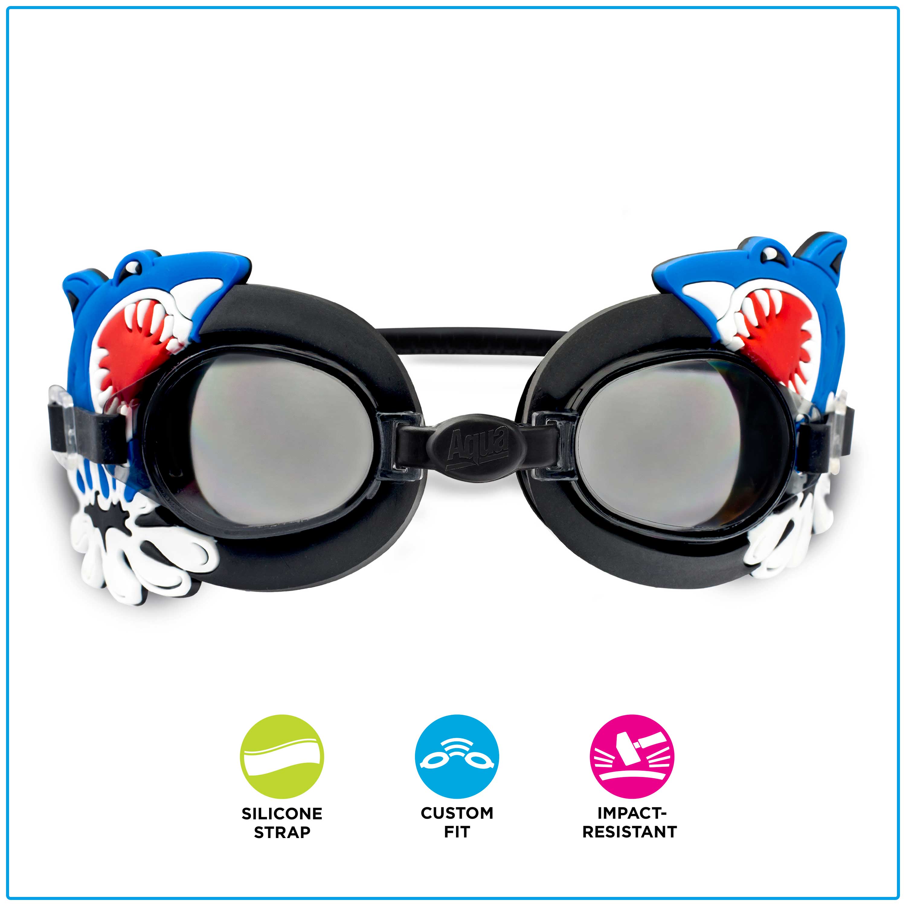 EyePop Transform Boys Swim Goggle Set Including 3 Individual Attachments, for Kids Ages 4 and up