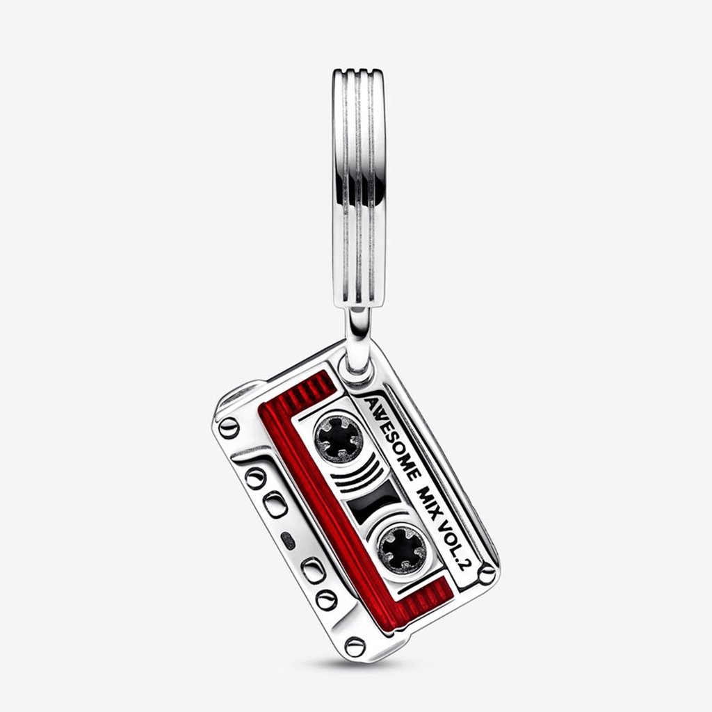 PANDORA  Marvel Guardians Of The Galaxy Cassette Tape Dangle Charm