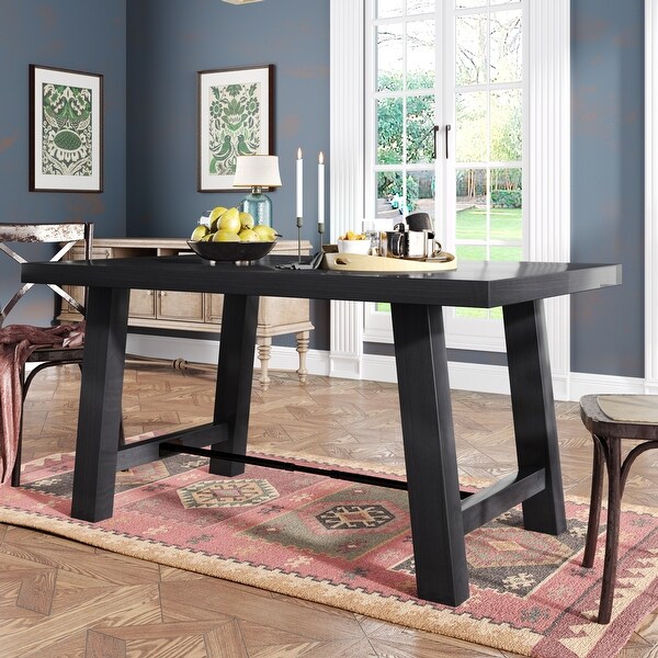 Wood Dining Table Rectangular Table