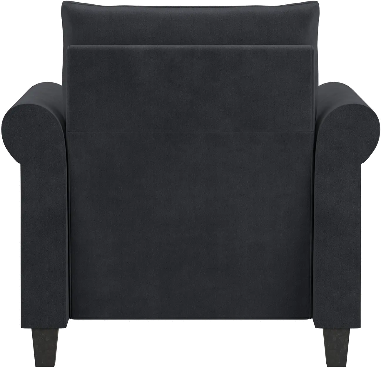 Jay Charcoal Accent Chair with Nail Head Trim