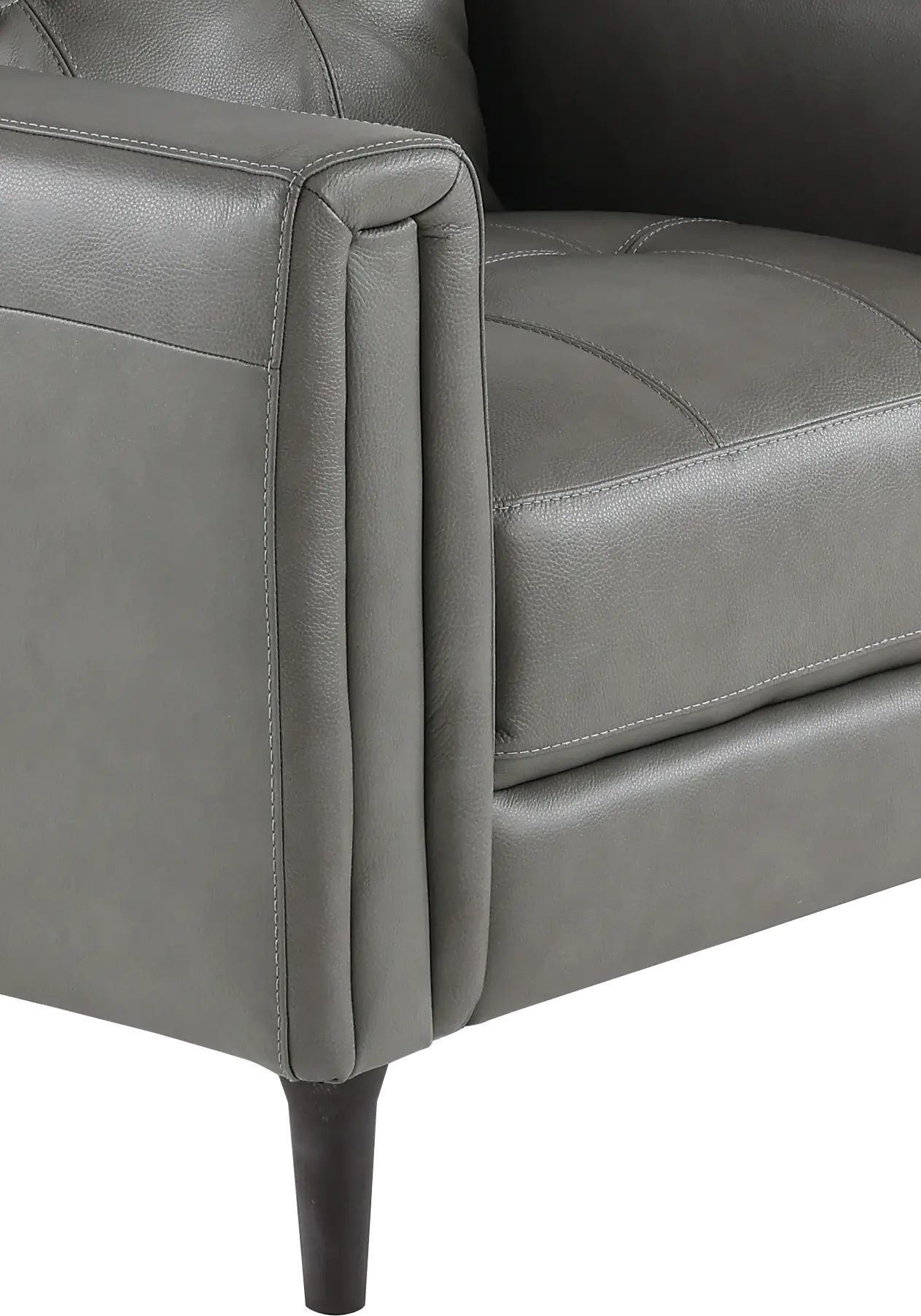 Verona Gray Leather Chair