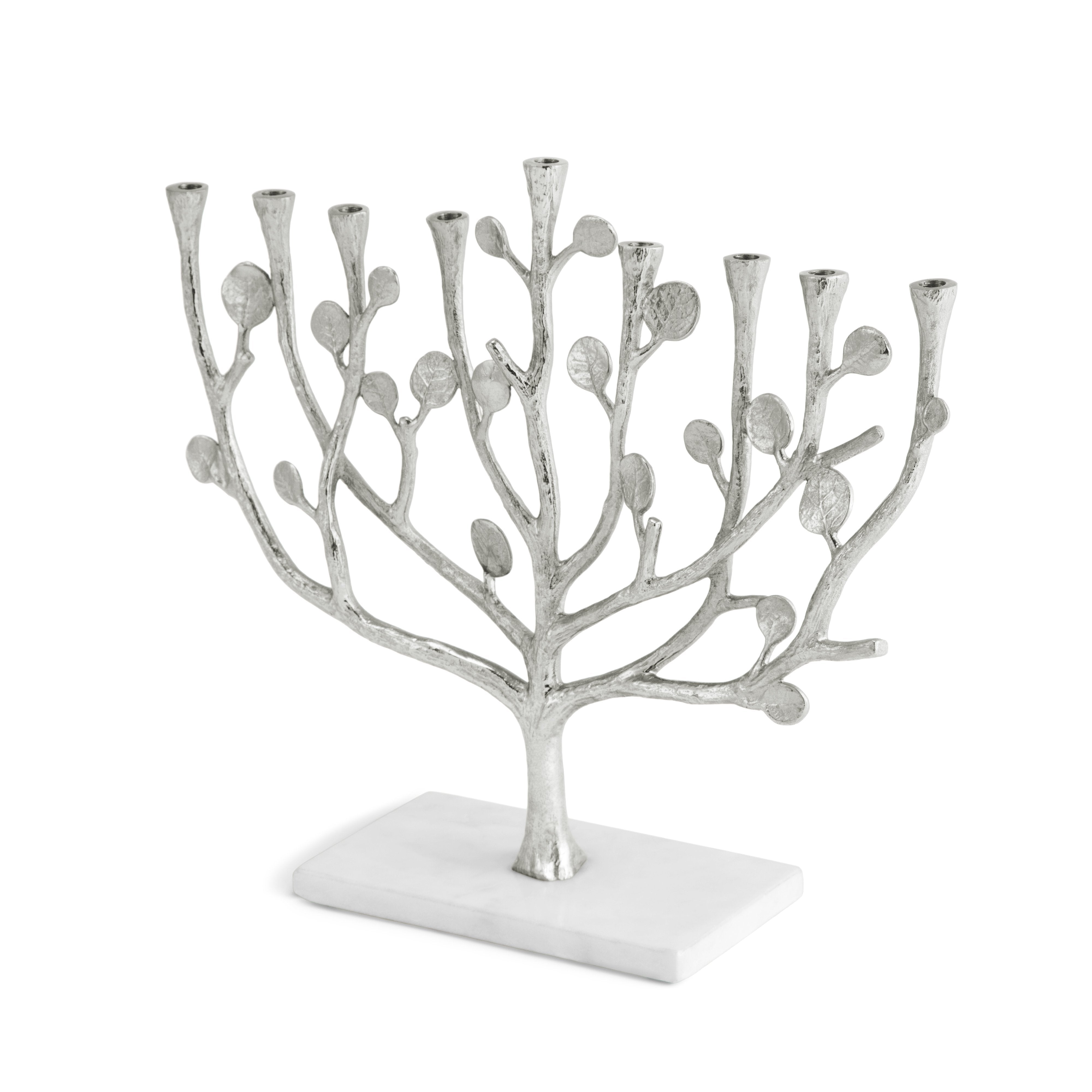 Botanical Leaf Menorah