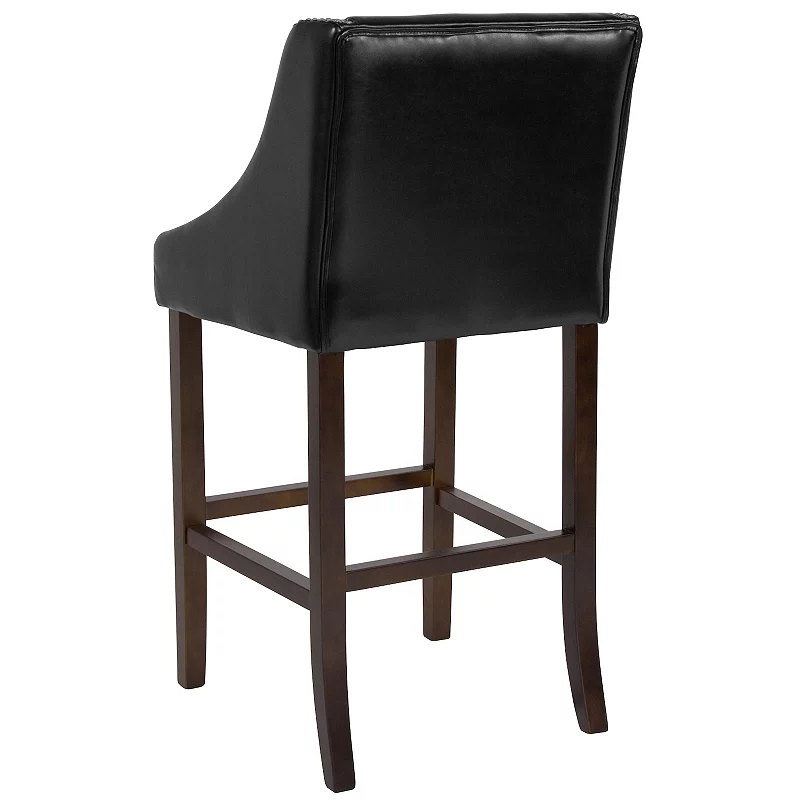 Flash Furniture Carmel Nailhead Bar Stool